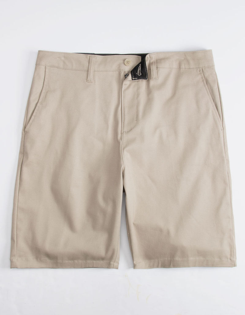BLUE CROWN Classic Khaki Mens Chino Shorts image number 0