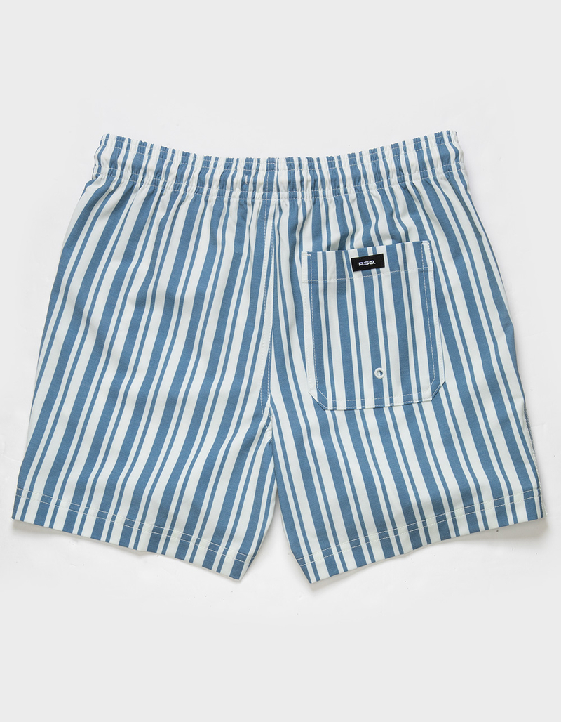 RSQ Boys Vertical Stripe 5'' Swim Shorts image number 2