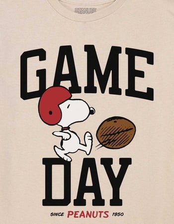 PEANUTS Game Day Football Unisex Kids Tee Alternative Image