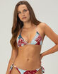 FULL TILT Textured Reversible Triangle Bikini Top image number 8