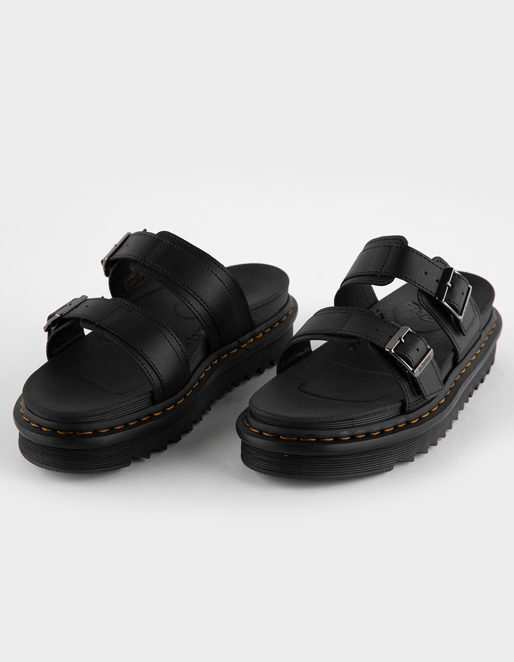 DR. MARTENS Myles Womens Slide Sandals - BLACK | Tillys
