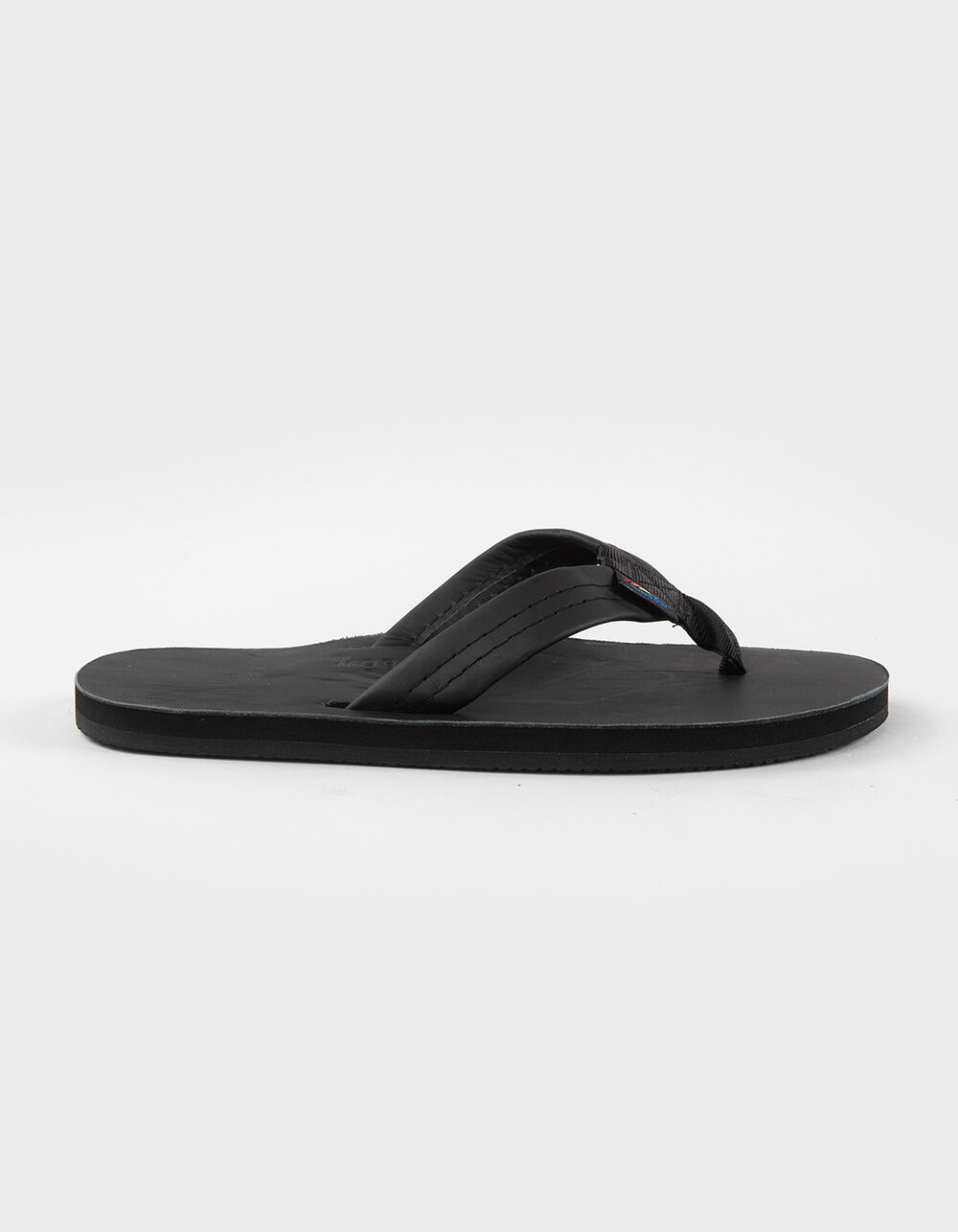 RAINBOW Premier Leather Mens Flip Flops - BLACK - L (9.5-10.5