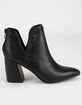 STEVE MADDEN Mosley Womens Black Booties image number 2