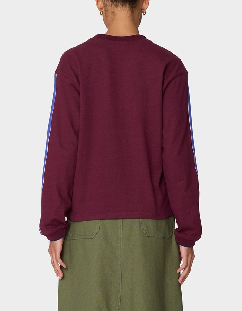 OBEY Rally Sleeve Stripe Womens Long Sleeve Top image number 2