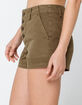 OTHERS FOLLOW Button Front Womens Shorts image number 2