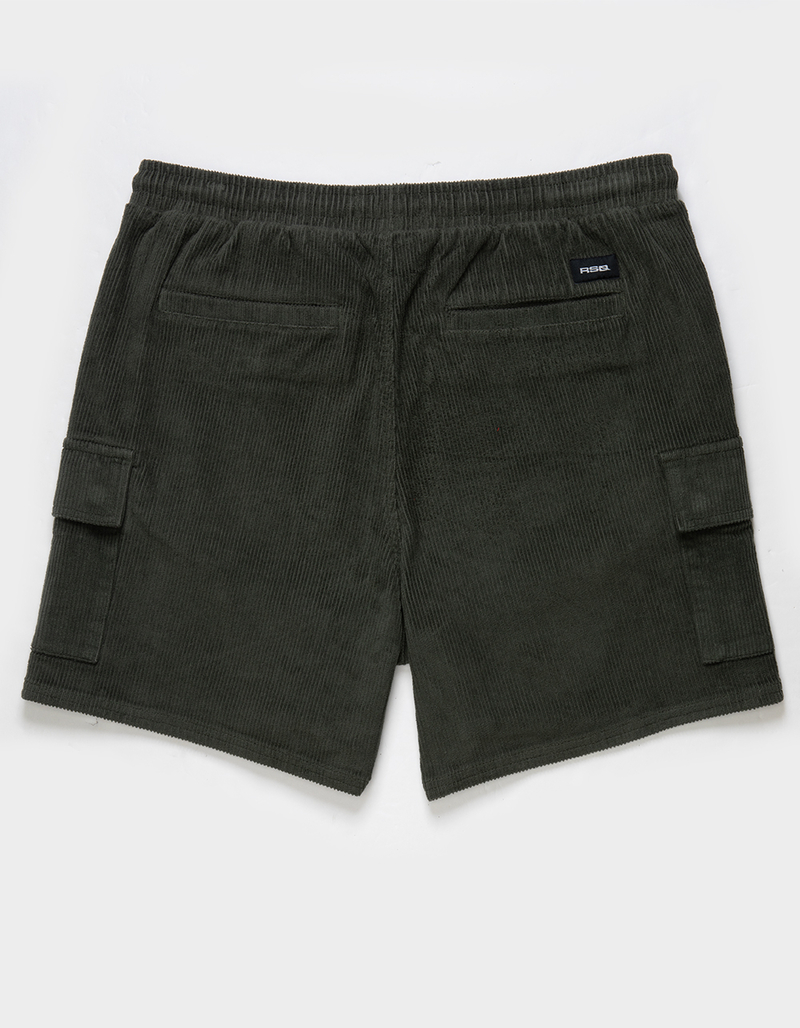 RSQ Mens Cord Cargo Pull On Shorts image number 1