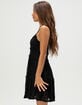 FULL TILT Womens Lace Tiered Slip Dress image number 3