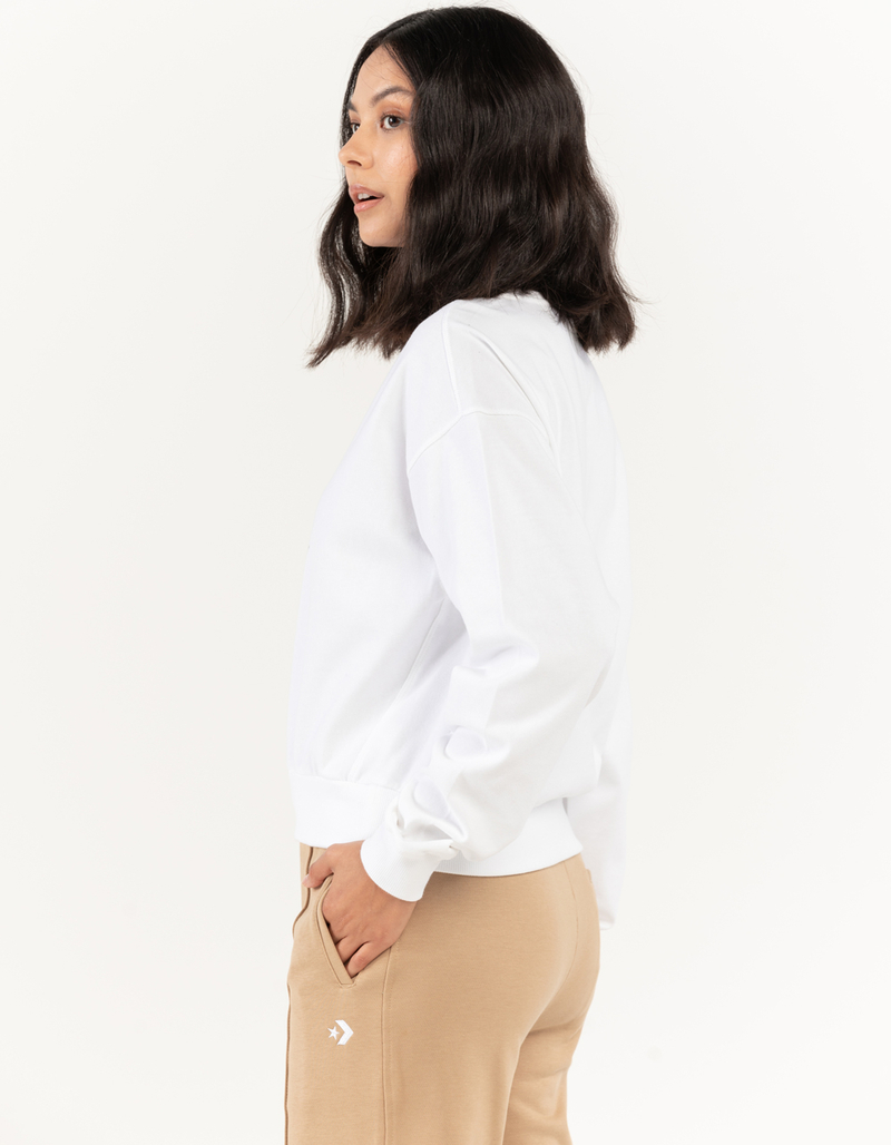 CONVERSE Chuck Taylor Patch Womens Crewneck Sweatshirt image number 1