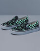 VANS Glow Alien Slip-On Black & True White Boys Shoes image number 2