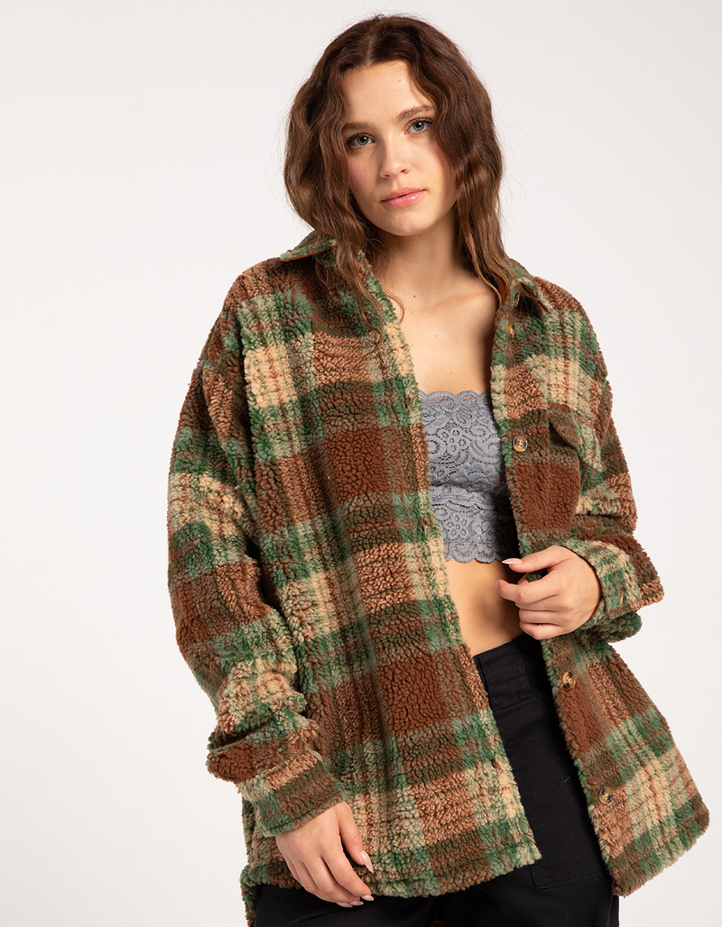 RVCA Birdie Womens Shacket image number 0