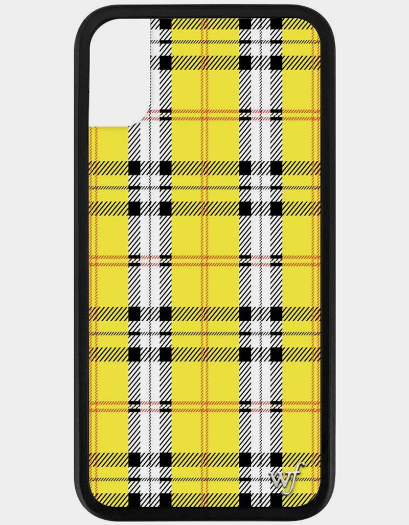 WILDFLOWER Yellow Plaid iPhone X/Xs Case image number 0