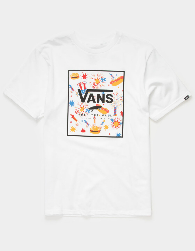 VANS Americana Print Box Boys T-Shirt image number 0
