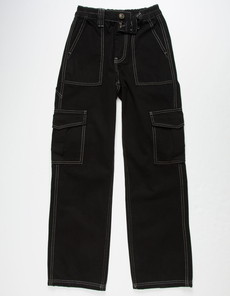 BDG Urban Outfitters Contrast Stitch Womens Black Skate Jeans image number 0
