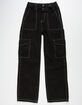 BDG Urban Outfitters Contrast Stitch Womens Black Skate Jeans image number 1