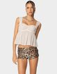 EDIKTED Bowe Babydoll Mesh Top image number 1