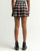 FULL TILT Pleat Plaid Skirt image number 4