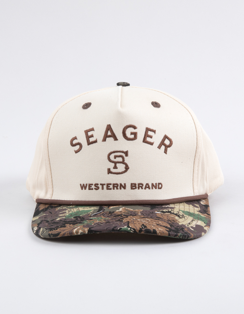 SEAGER Branded Snapback Hat image number 1