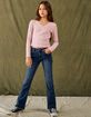 RSQ Girls Low Rise Flare Jeans image number 7