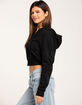 TILLYS Cropped Zip-Up Womens Hoodie image number 2