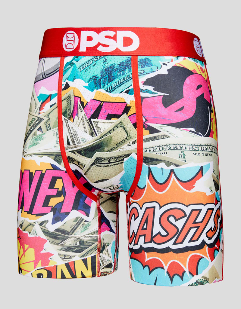 PSD Comic Bank Mens Boxer Briefs image number 0