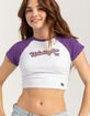 HYPE AND VICE University of Washington Homerun Womens Raglan Tee image number 2