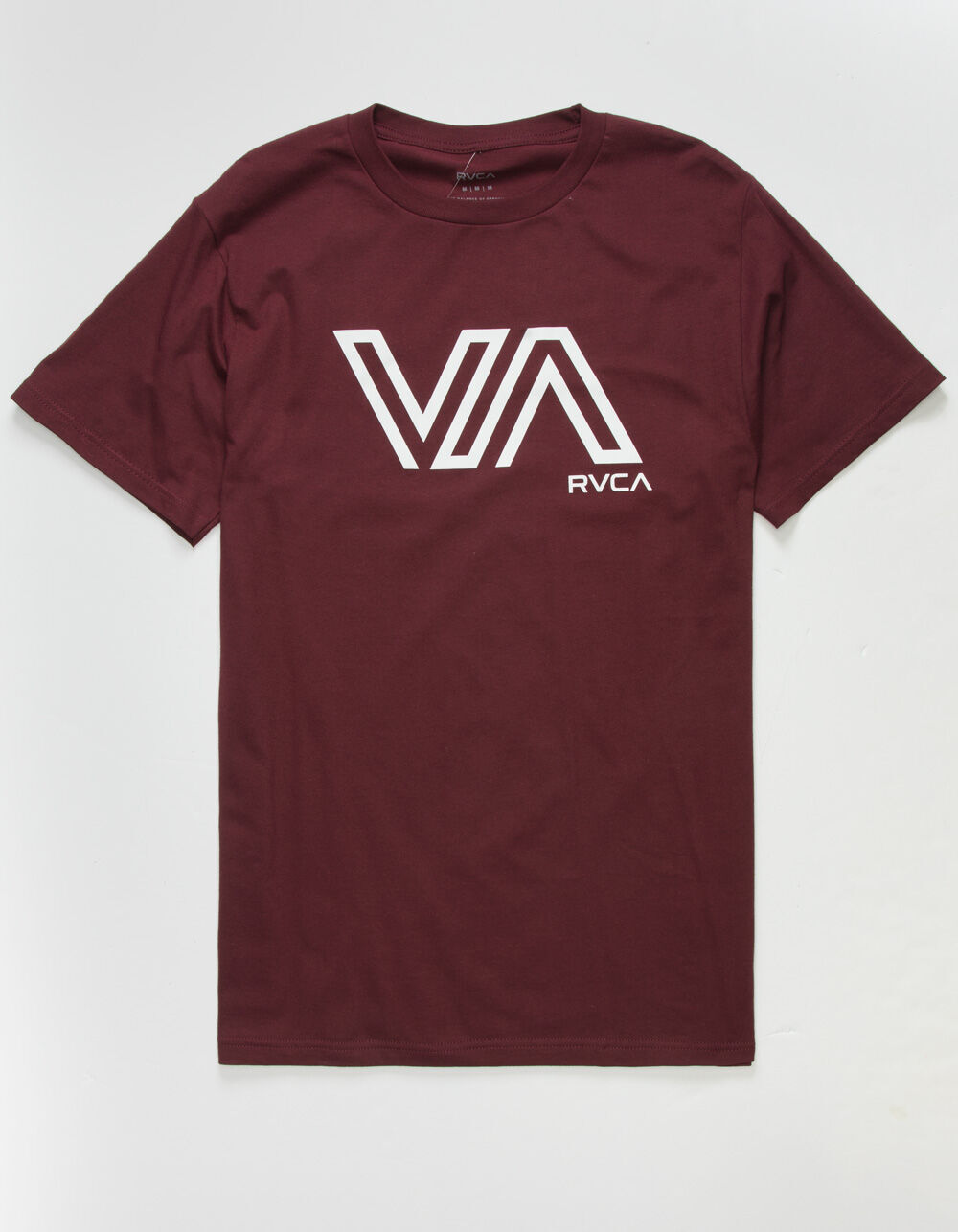 RVCA Stencil VA Mens T-Shirt - BURGU 