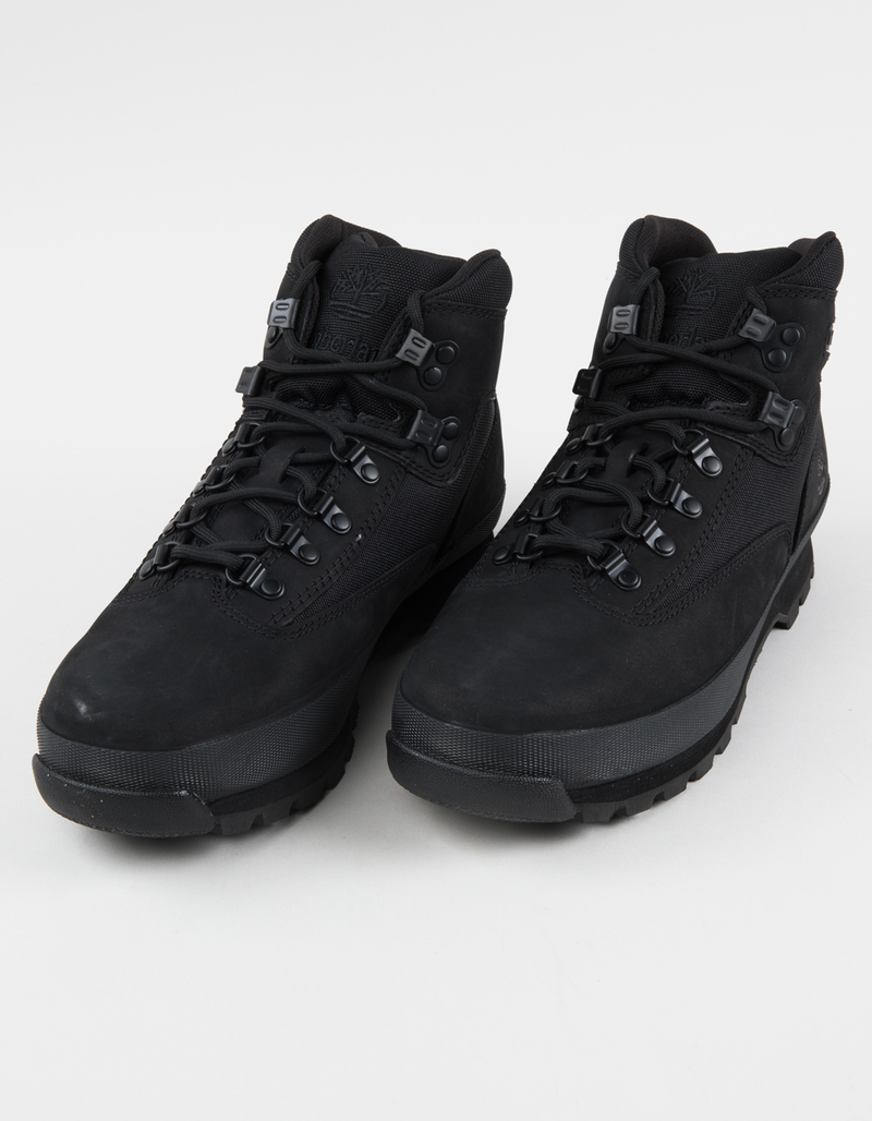 TIMBERLAND Euro Hiker Mens Mid LaceUp Boots BLACK Tillys