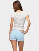 EDIKTED Nadiah Ribbed Scoop Neck Tee image number 3