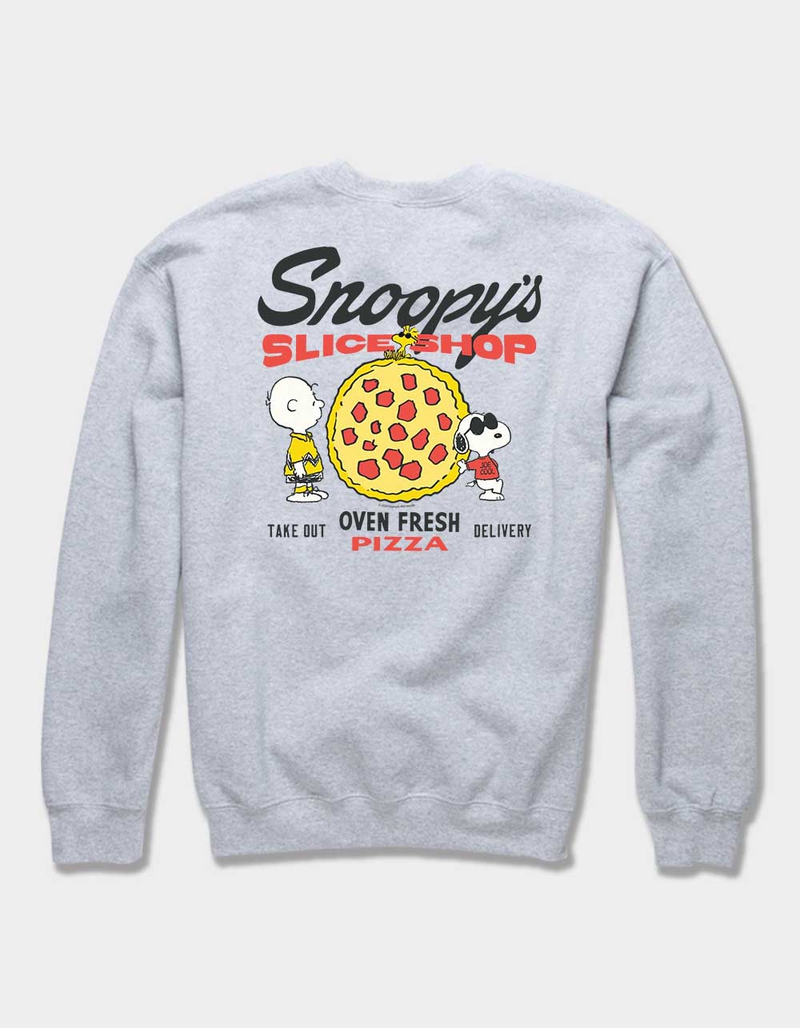 PEANUTS Snoopy's Slice Shop Unisex Crewneck Sweatshirt image number 1