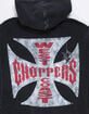 WEST COAST CHOPPERS Crawler Mens Zip-Up Hoodie image number 5