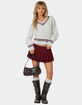 EDIKTED Dean V-Neck Cable Knit Sweater image number 2