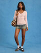 RSQ Womens Low Rise Denim Mini Skort image number 6