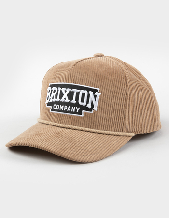 BRIXTON Pierson Corduroy NetPlus® Snapback Hat Primary Image