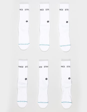 STANCE Origin 6 Pack Mens Crew Socks Primary Image