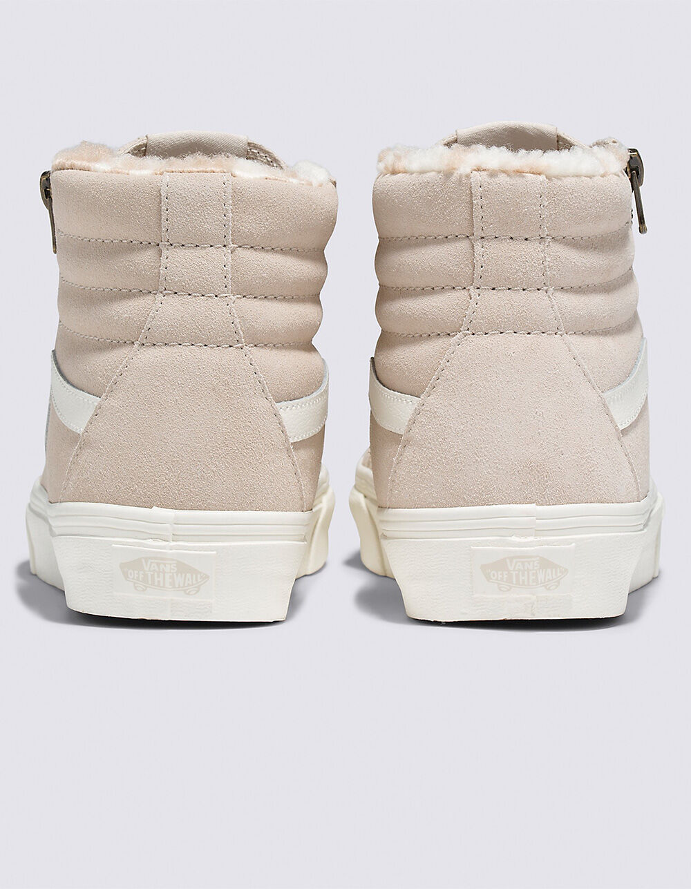 VANS Sk8-Hi Reissue Side Zip Cozy Hug Womens Shoes - BEIGE - 7
