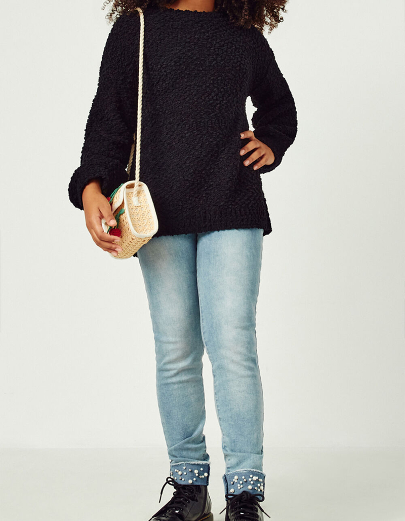 HAYDEN Girls Nubby Pullover Sweater image number 6