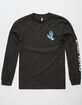 SANTA CRUZ Screaming Hand Black Mens T-Shirt image number 3