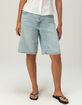 LEVI'S Womens Middy Jorts - Abraided Art image number 2