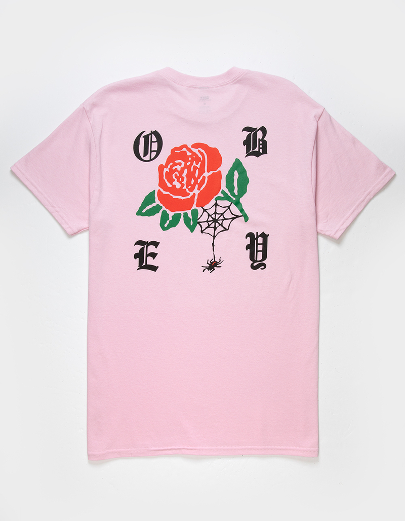 OBEY Spider Rose Mens Tee - PINK | Tillys