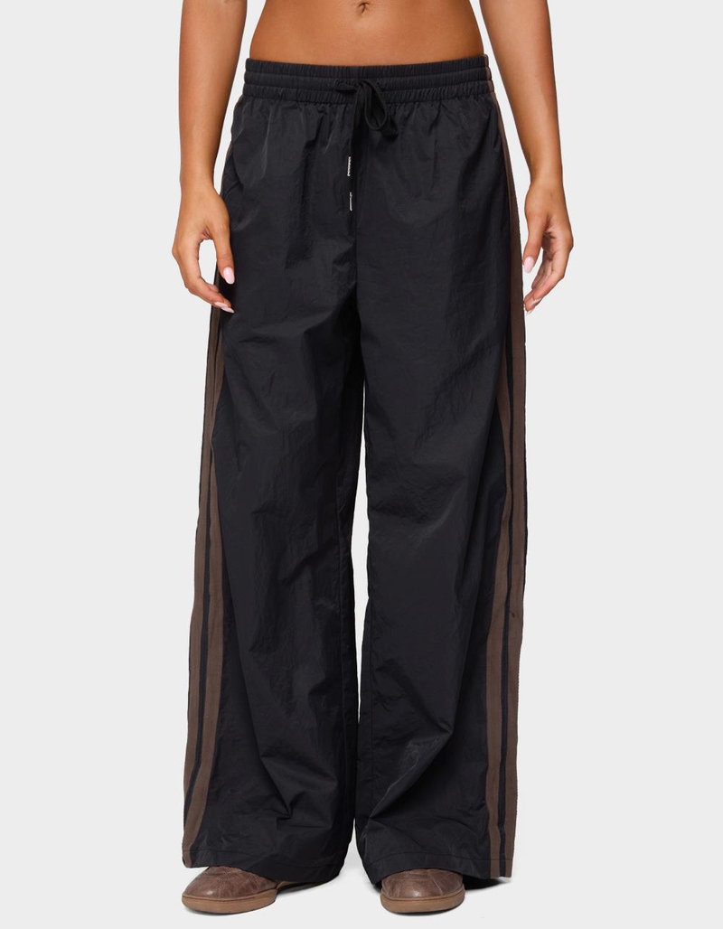 EDIKTED Kieran Stripey Nylon Track Pants image number 0