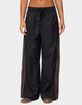 EDIKTED Kieran Stripey Nylon Track Pants image number 1