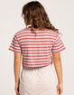 BDG Urban Outfitters Womens Stripe Boxy Crop Tee image number 3
