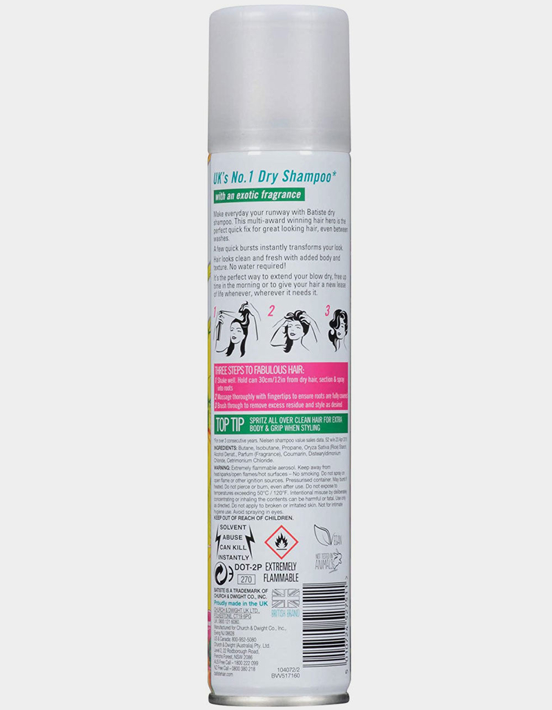 BATISTE Tropical Dry Shampoo image number 1