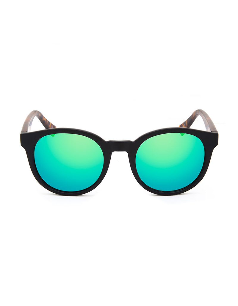 Refresh by SPY Hi-Fi Matte Black Tortoise & Green Spectra Sunglasses image number 1