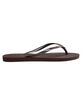 HAVAIANAS Slim Logo Metallic Womens Flip Flops image number 3