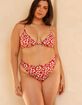 DIPPIN' DAISY'S Zen Knotted Triangle Bikini Top image number 4