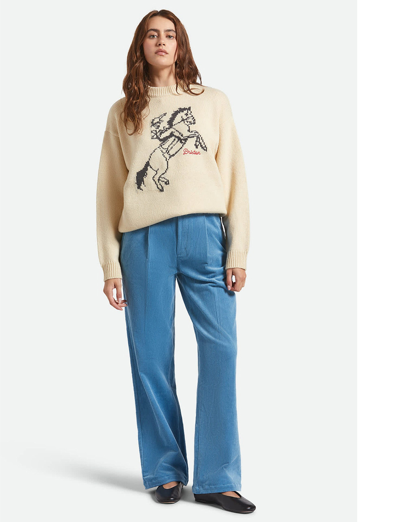 BRIXTON Ranching Club Womens Crewneck Sweater image number 1