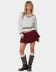EDIKTED Dean V-Neck Cable Knit Sweater image number 5