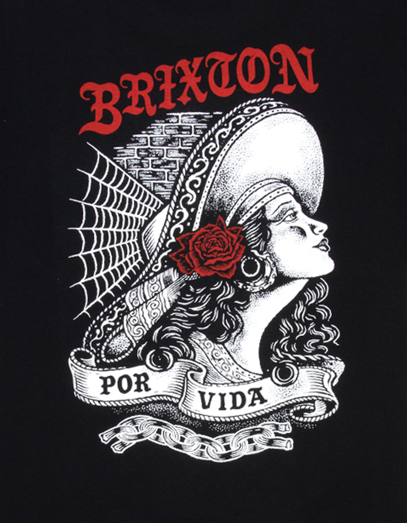 BRIXTON Por Vida Mens Tee image number 2