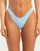 DAMSEL Texture High Leg Bikini Bottoms image number 2